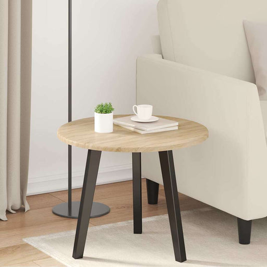 Piano del tavolo rovere sonoma Ø 50 x 1,5 cm Legno multistrato