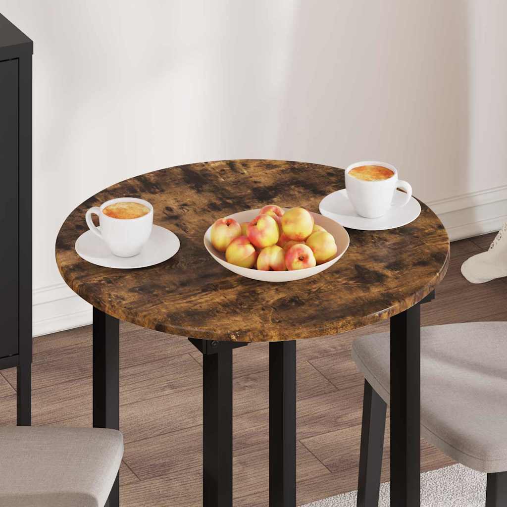 Piano del tavolo Rovere fumo 60 x 60 x 1,5 cm Legno multistrato