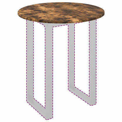 Piano del tavolo Rovere fumo 60 x 60 x 1,5 cm Legno multistrato