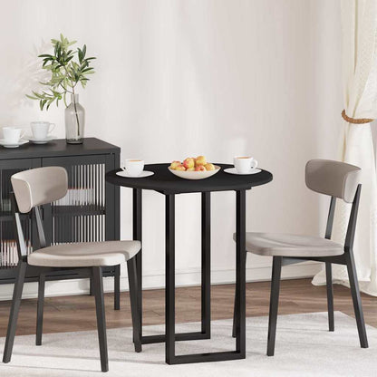 Piano del tavolo Nero Ø 70 x 1,5 cm Legno multistrato | homemem39