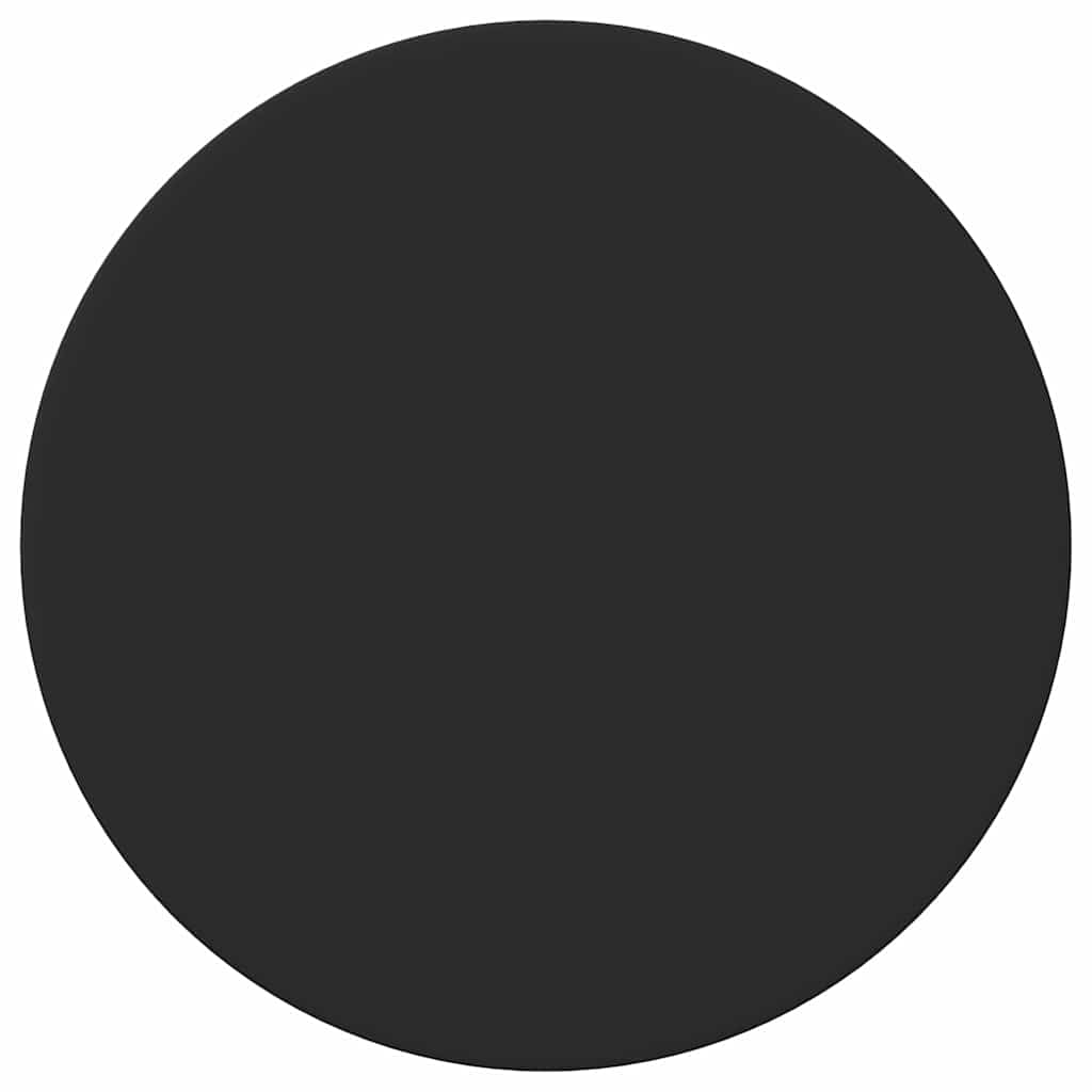 Piano del tavolo Nero Ø 70 x 1,5 cm Legno multistrato | homemem39