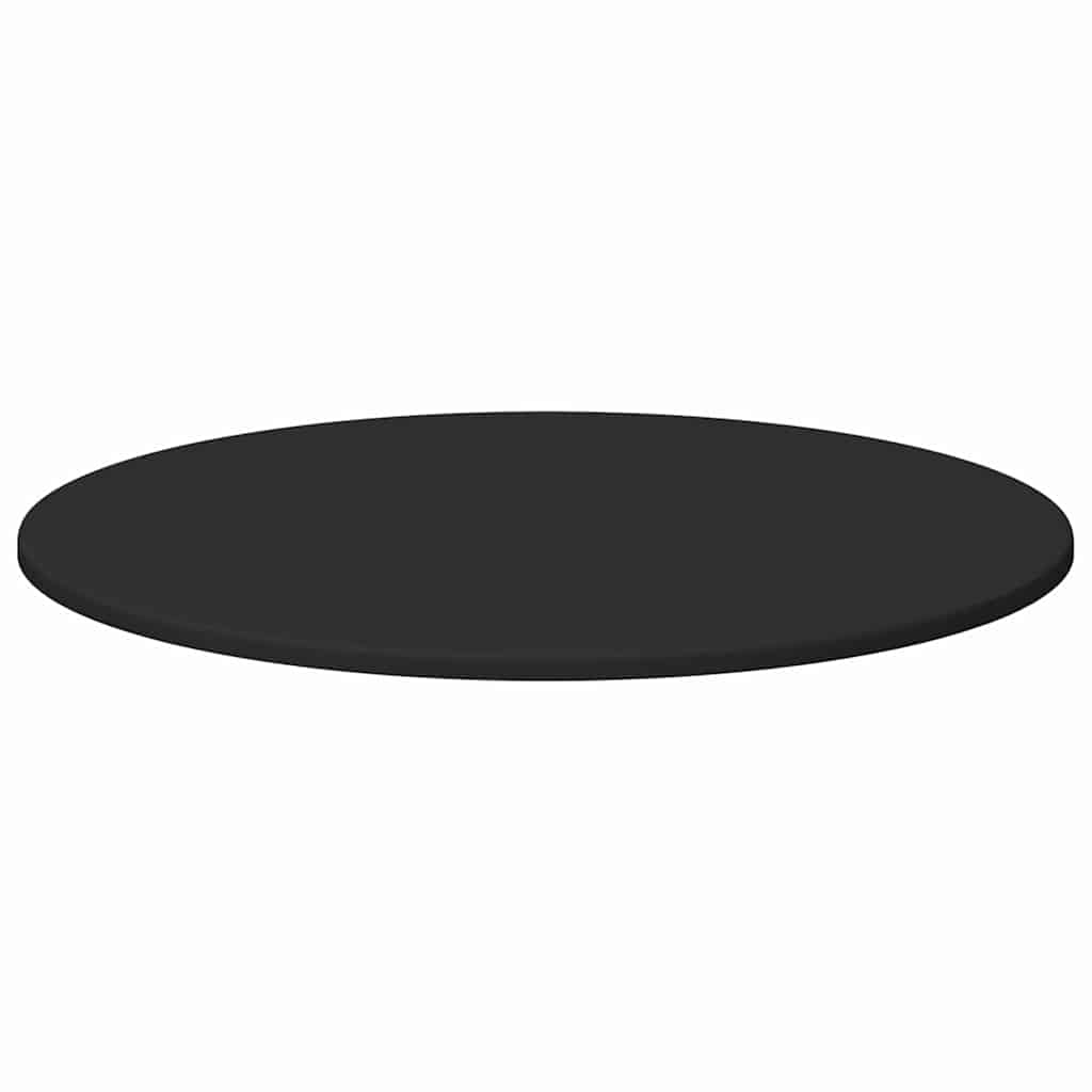 Piano del tavolo Nero Ø 70 x 1,5 cm Legno multistrato | homemem39