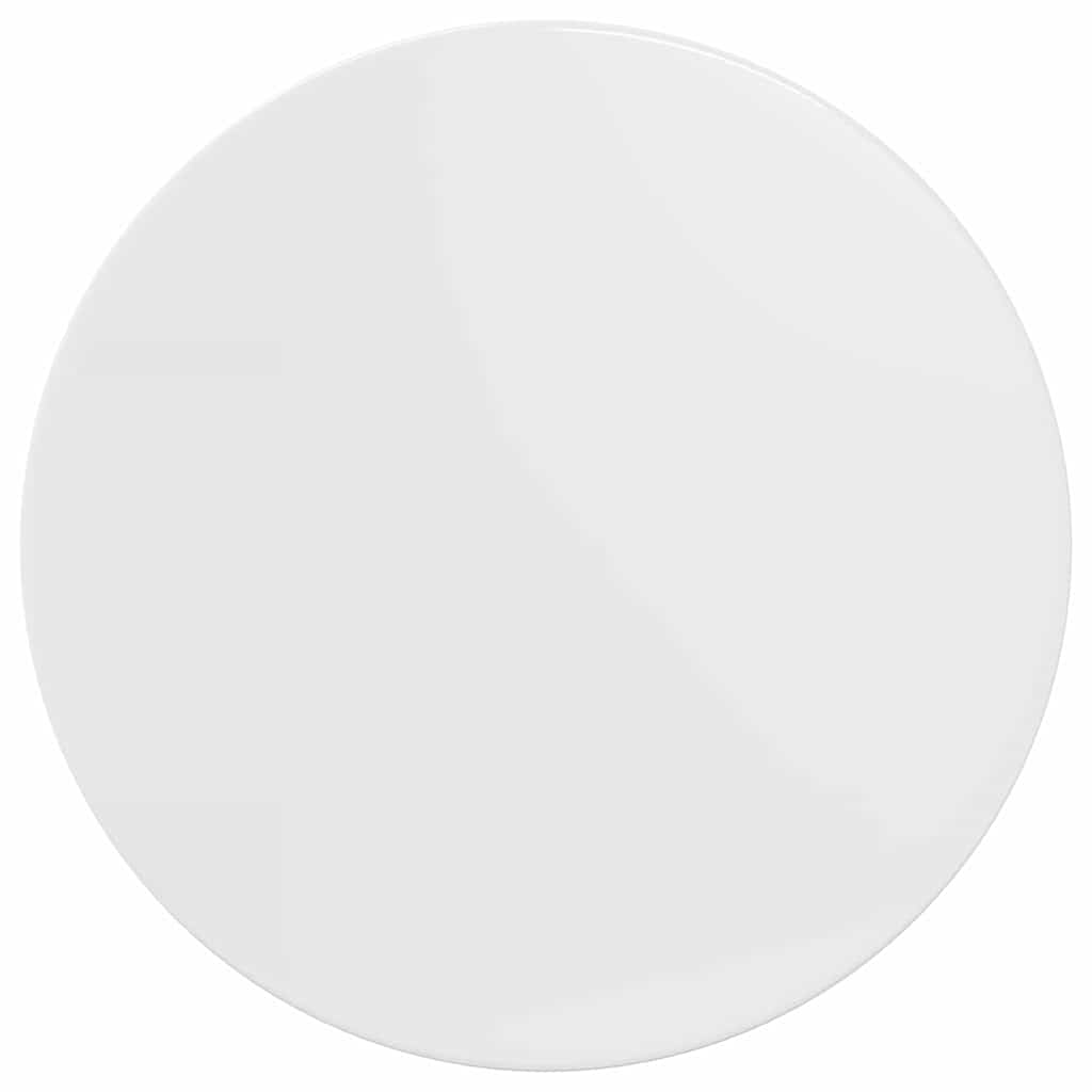 Piano del tavolo Bianco lucido 70 x 70 x 1,5 cm