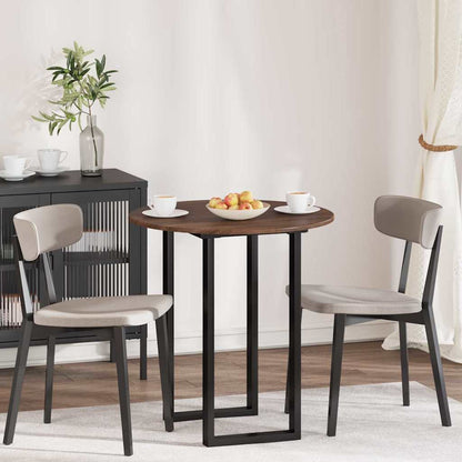 Piano del tavolo Rovere marrone Ø 70 x 1,5 cm Legno multistrato | homemem39