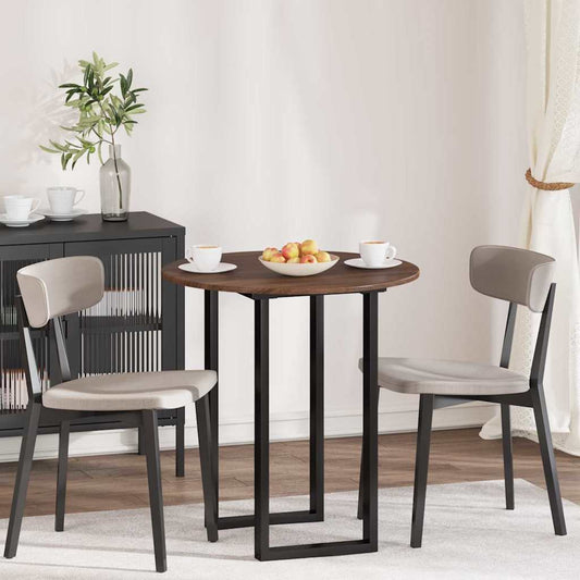 Piano del tavolo Rovere marrone 70 x 70 x 1,5 cm