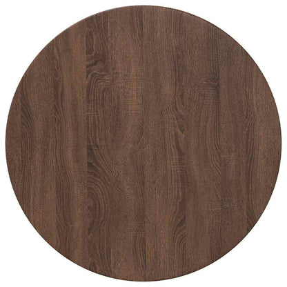 Piano del tavolo Rovere marrone Ø 70 x 1,5 cm Legno multistrato | homemem39