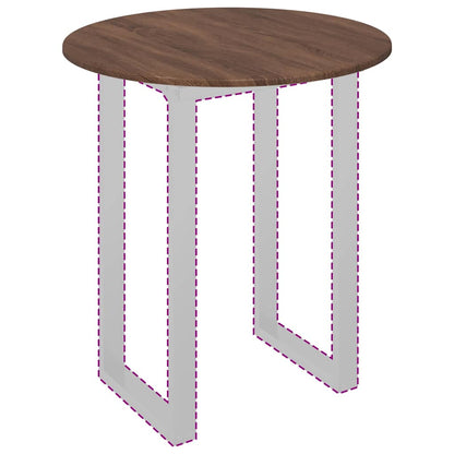 Piano del tavolo Rovere marrone Ø 70 x 1,5 cm Legno multistrato | homemem39
