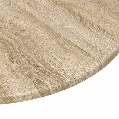 Piano del tavolo rovere sonoma Ø 80 x 1,5 cm Legno multistrato