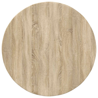 Piano del tavolo rovere sonoma Ø 80 x 1,5 cm Legno multistrato