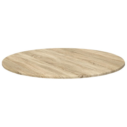 Piano del tavolo rovere sonoma Ø 80 x 1,5 cm Legno multistrato