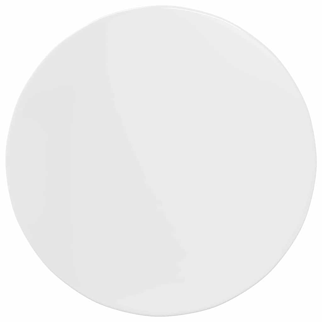 Piano del tavolo Bianco lucido 80 x 80 x 1,5 cm