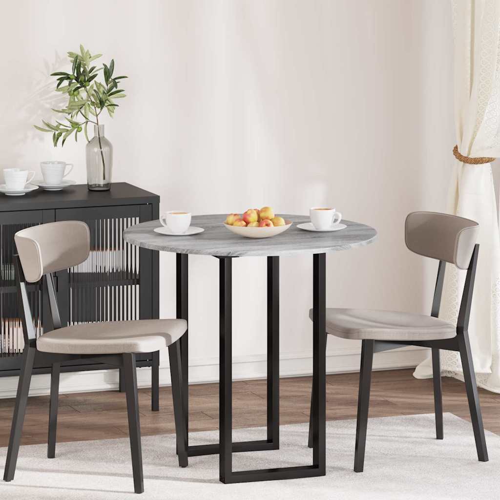 Piano del tavolo Grigio sonoma 80 x 80 x 1,5 cm