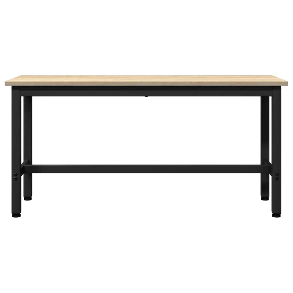 Panchina da pranzo Rovere Sonoma 100 x 32,5 x 48,5 cm