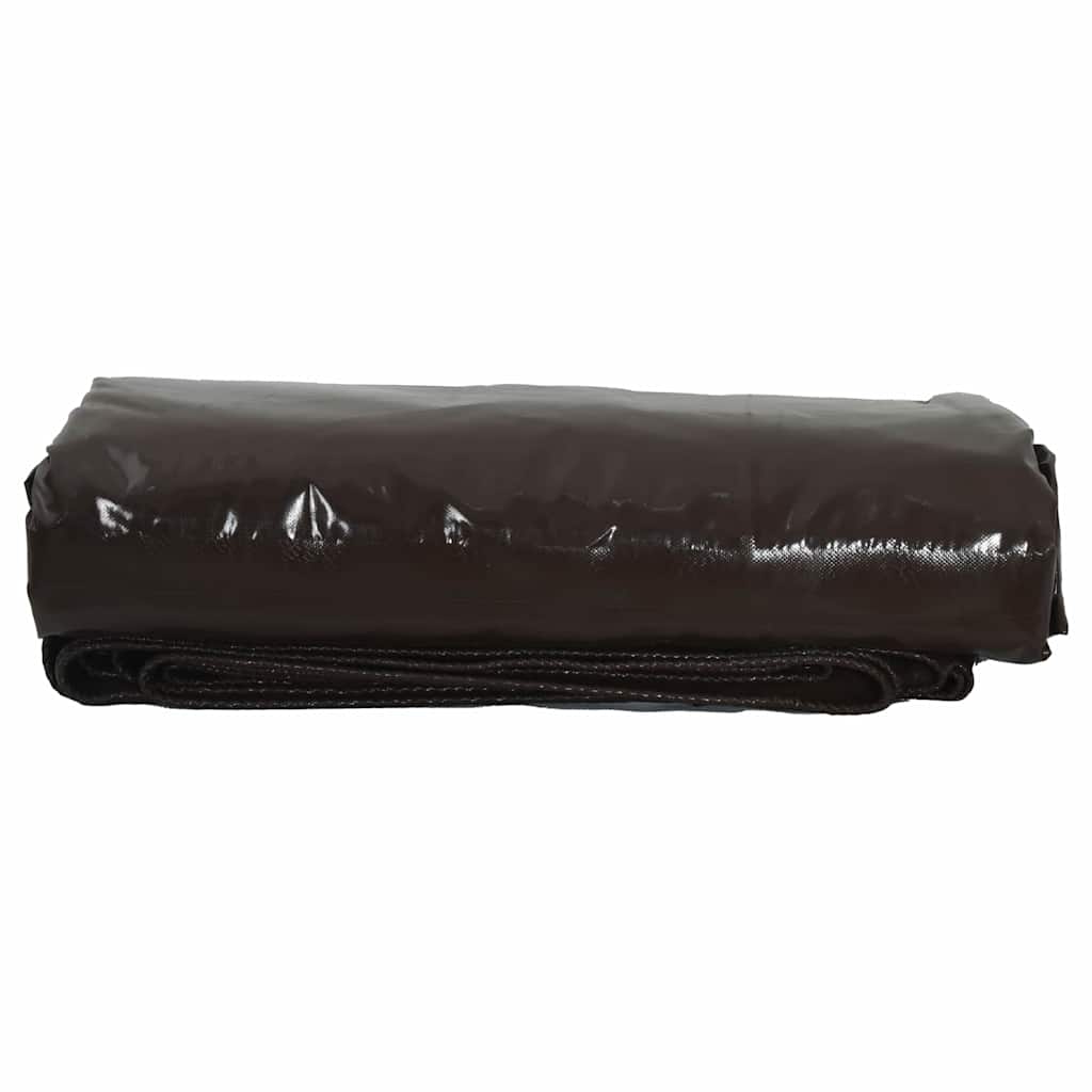 Telo 650g / m² Marrone 2 x 3 m Tela con rivestimento in PVC
