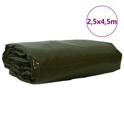 Telo 650g / m² Verde oliva 2,5 x 4,5 m