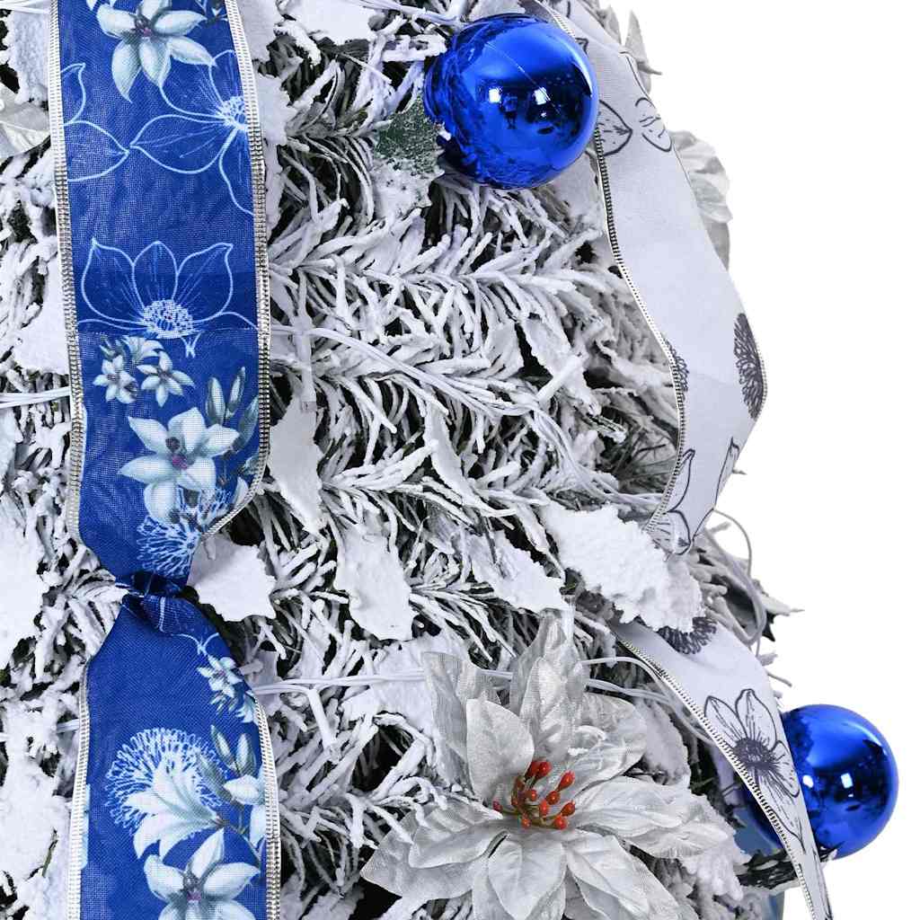 Albero di Natale artificiale con 100 LED Bianco 150 cm PVC