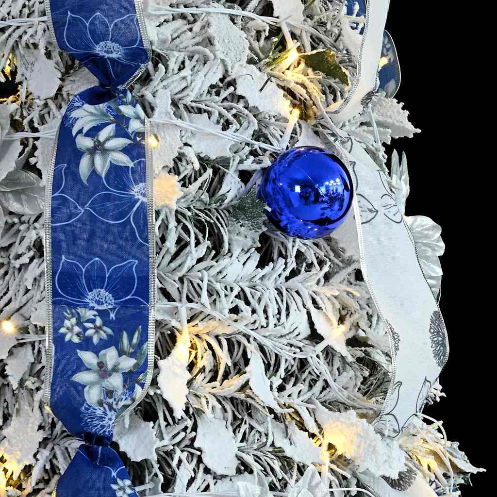 Albero di Natale artificiale con 100 LED Bianco 150 cm PVC