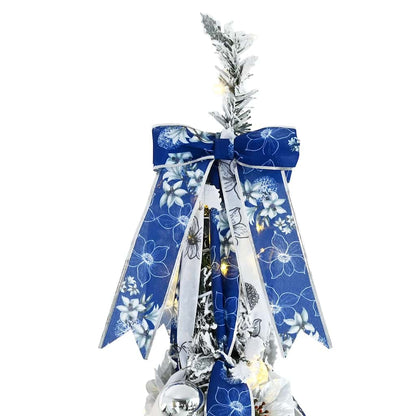 Albero di Natale artificiale con 150 LED Bianco 180 cm PVC