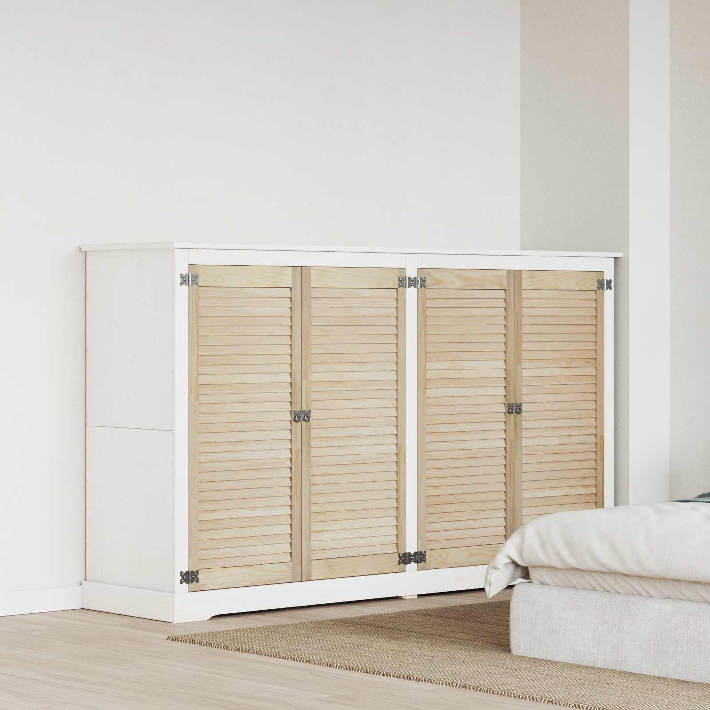 Porta per Armadio con porta 4 pcs Naturale 49,5 x 2,1 x 110 cm