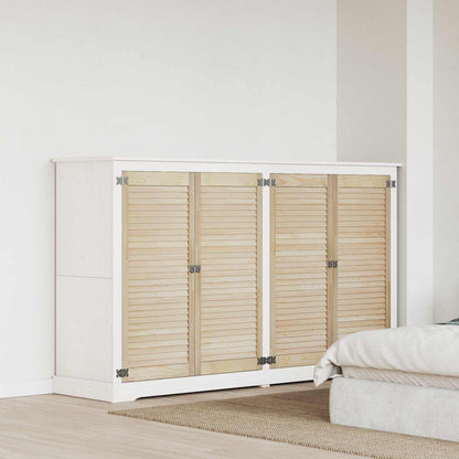 Porta per Armadio con porta 4 pcs Naturale 49,5 x 2,1 x 110 cm