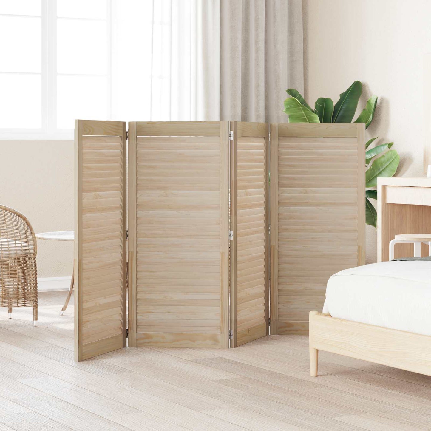 Porta per Armadio con porta 4 pcs Naturale 49,5 x 2,1 x 110 cm