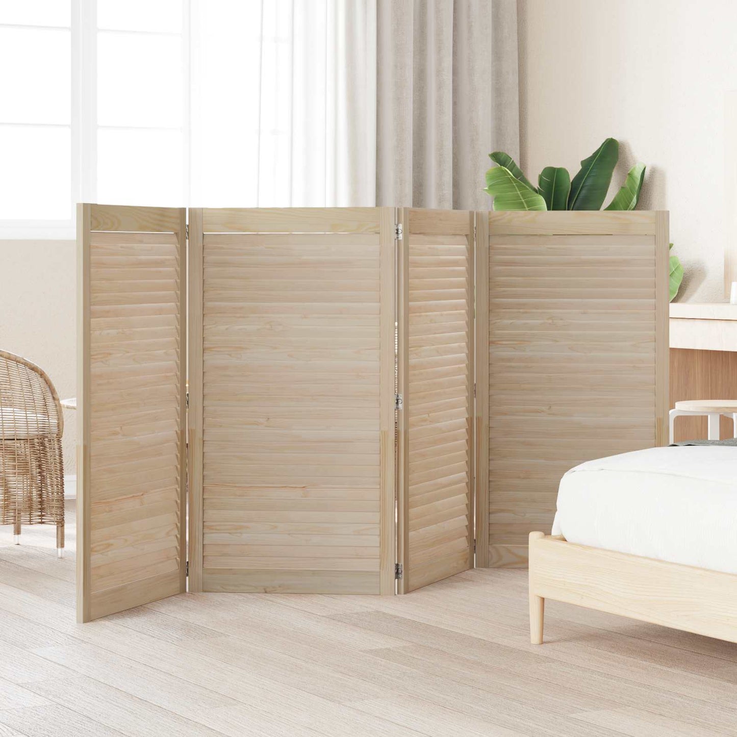 Porta per Armadio con porta 4 pcs Naturale 110 x 2,1 x 59,5 cm