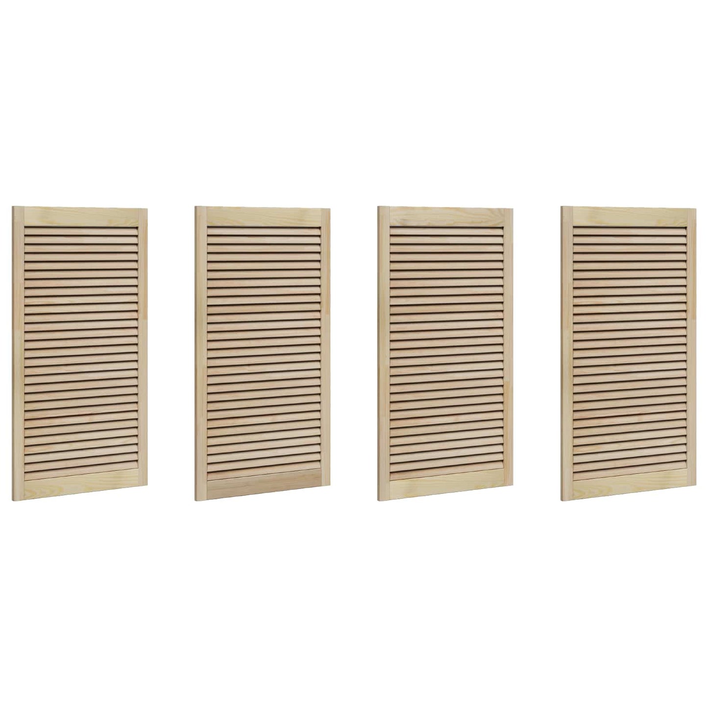 Porta per Armadio con porta 4 pcs Naturale 140.5 x 2 x 59.5 cm