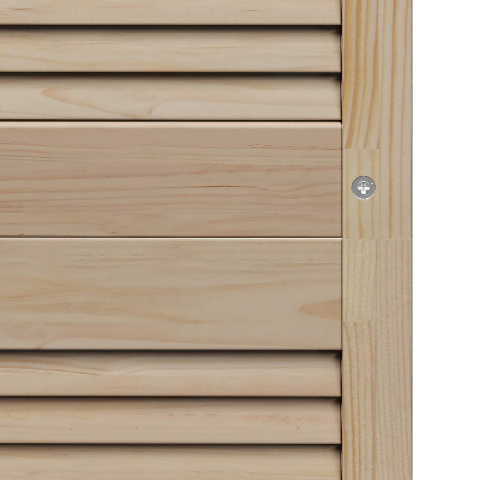 Porta per Armadio 4 pcs Naturale 49,5 x 2,1 x 140,5 cm | homemem39