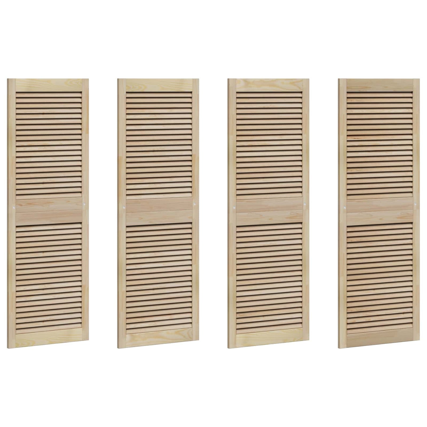Porta per Armadio con porta 4 pcs Naturale 140.5 x 2 x 59.5 cm