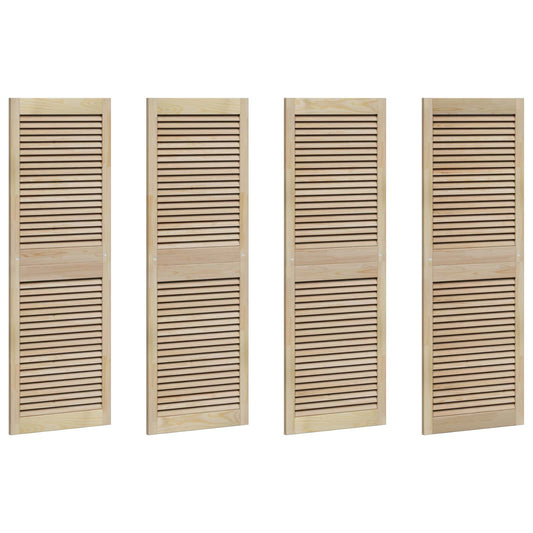 Porta per Armadio con porta 4 pcs Naturale 140.5 x 2 x 59.5 cm