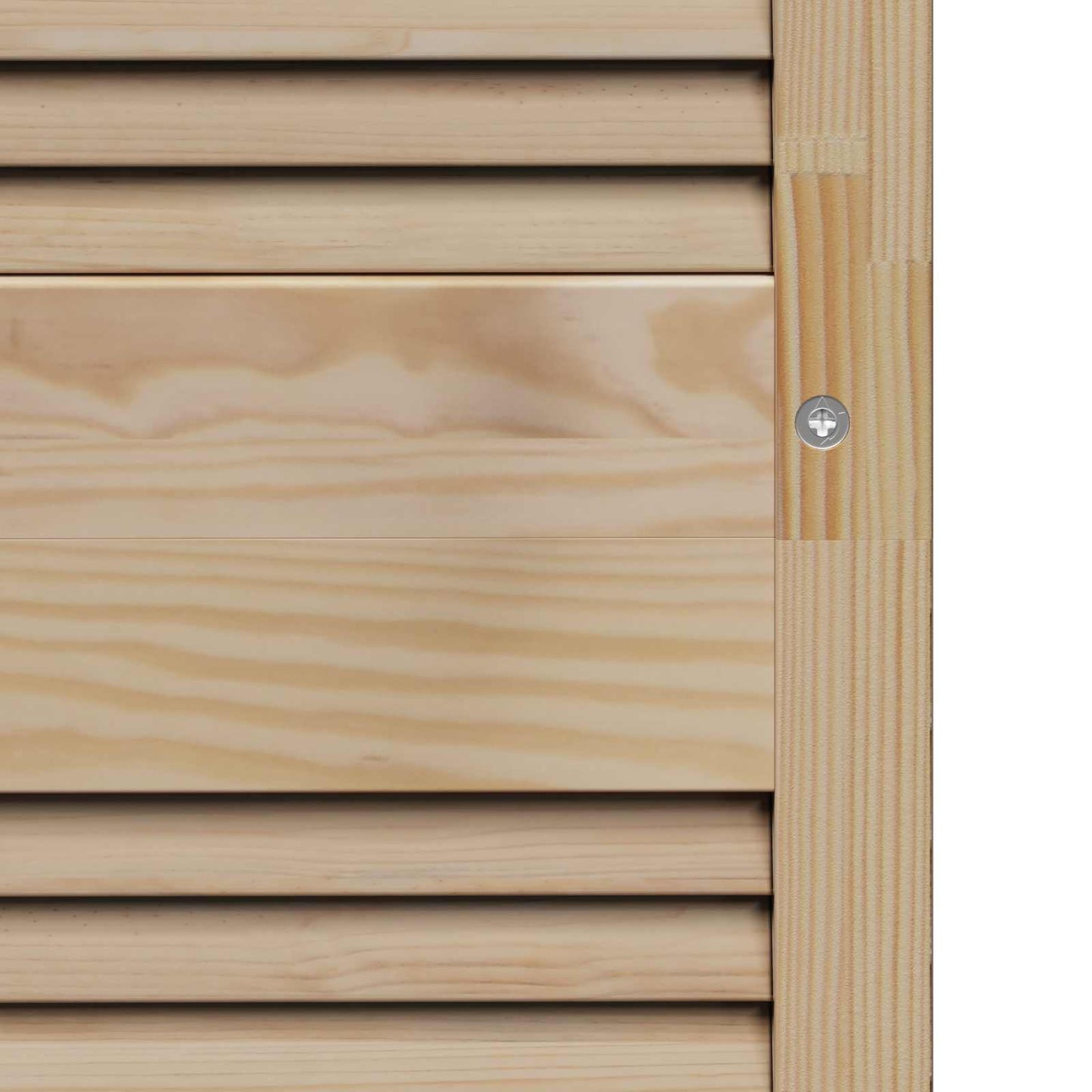 Porta per Armadio 4 pcs Naturale 140,5 x 2,1 x 59,5 cm