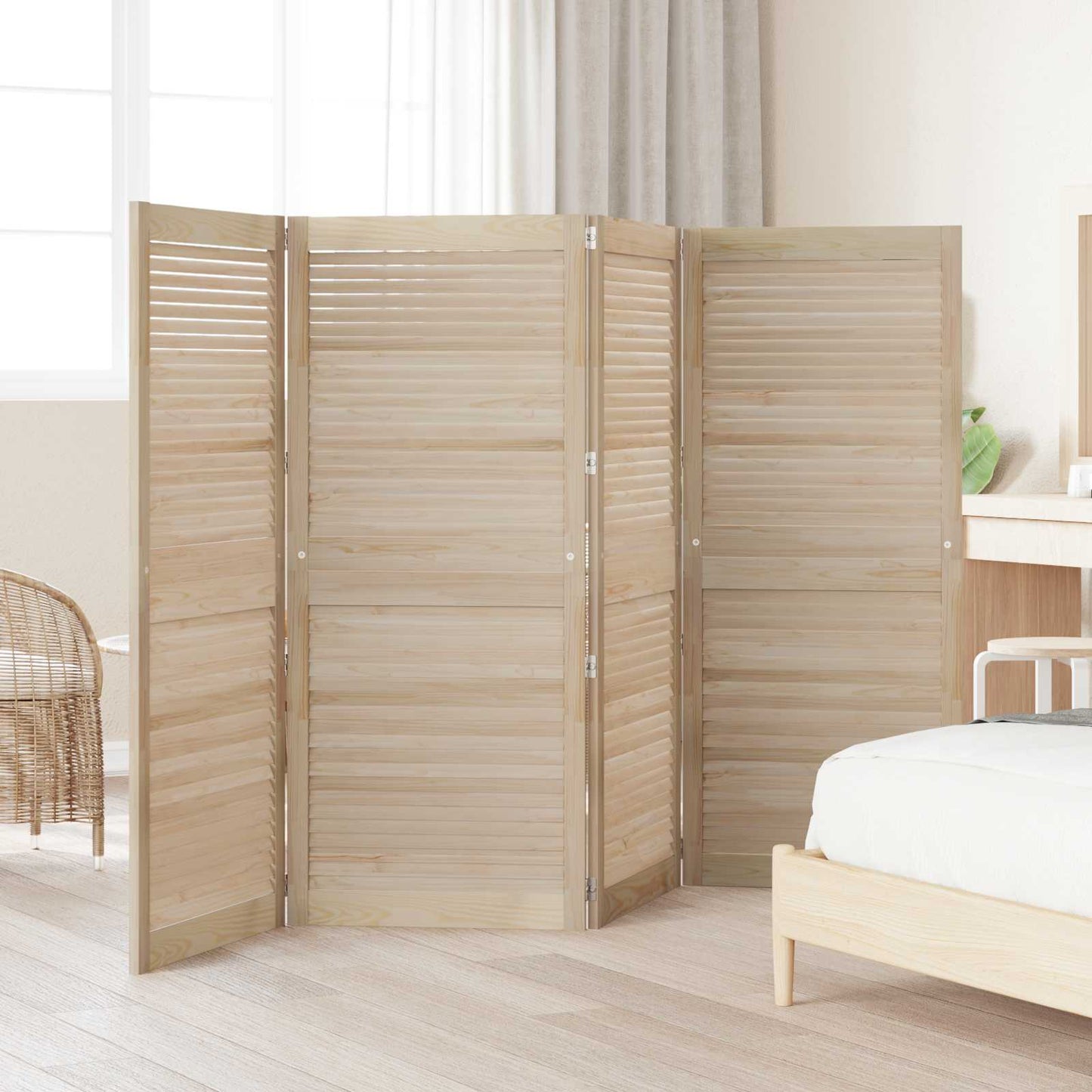 Porta per Armadio 4 pcs Naturale 140,5 x 2,1 x 59,5 cm