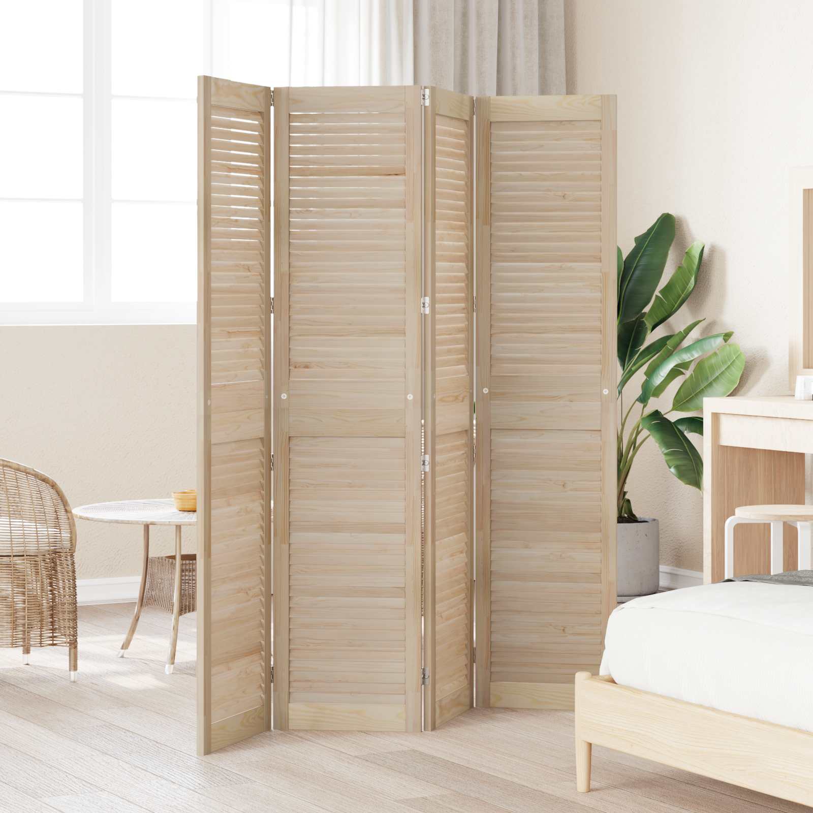 Porta per Armadio con porta 4 pcs Naturale 170 x 2,1 x 39,5 cm | homemem39
