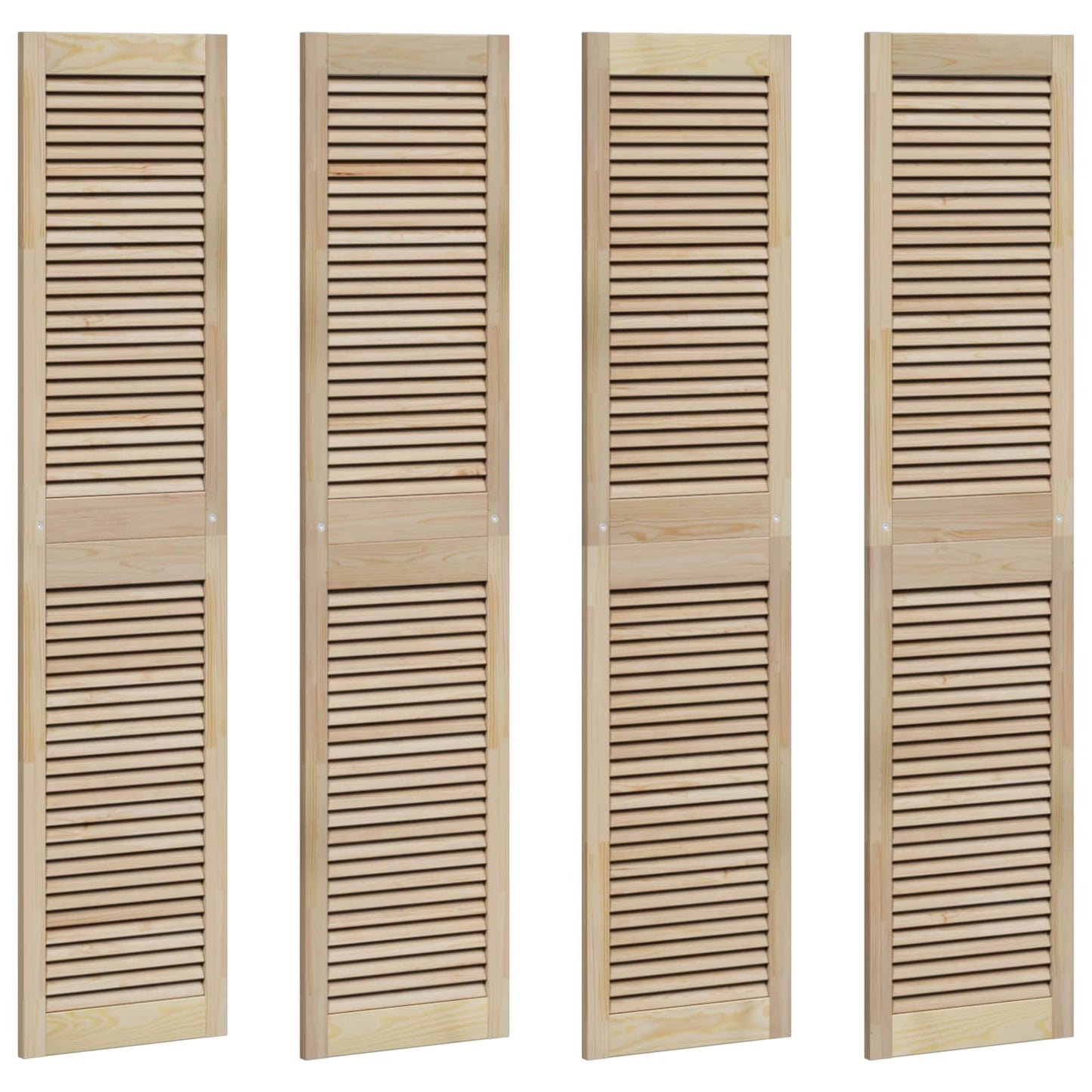 Porta per Armadio con porta 4 pcs Naturale 140.5 x 2 x 59.5 cm