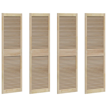 Porta per Armadio con porta 4 pcs Naturale 140.5 x 2 x 59.5 cm