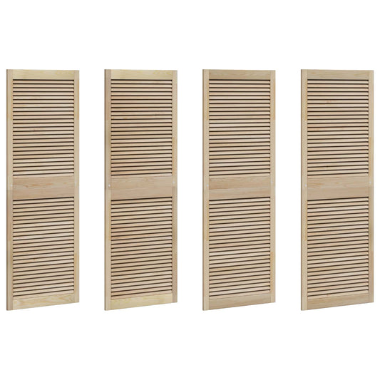 Porta per Armadio con porta 4 pcs Naturale 140.5 x 2 x 59.5 cm