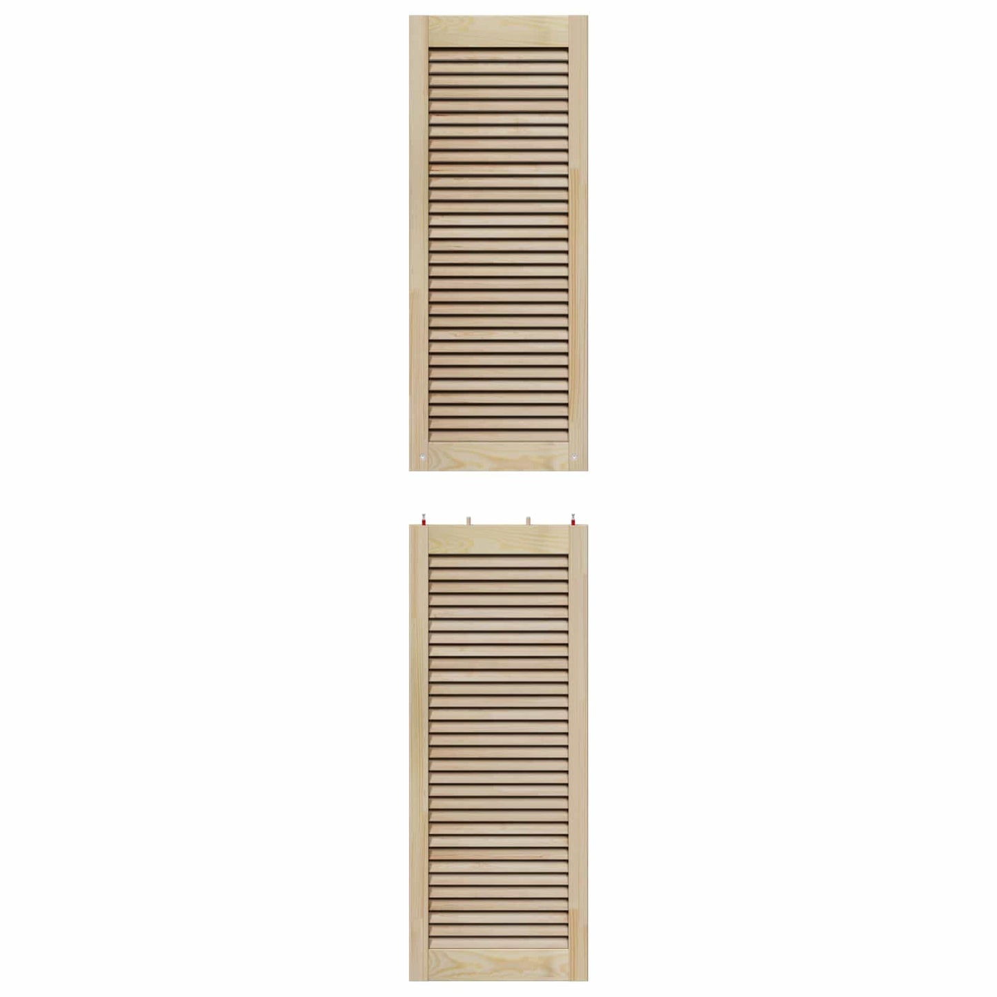 Porta per Armadio con porta 4 pcs Naturale 201 x 2,1 x 39,5 cm | homemem39