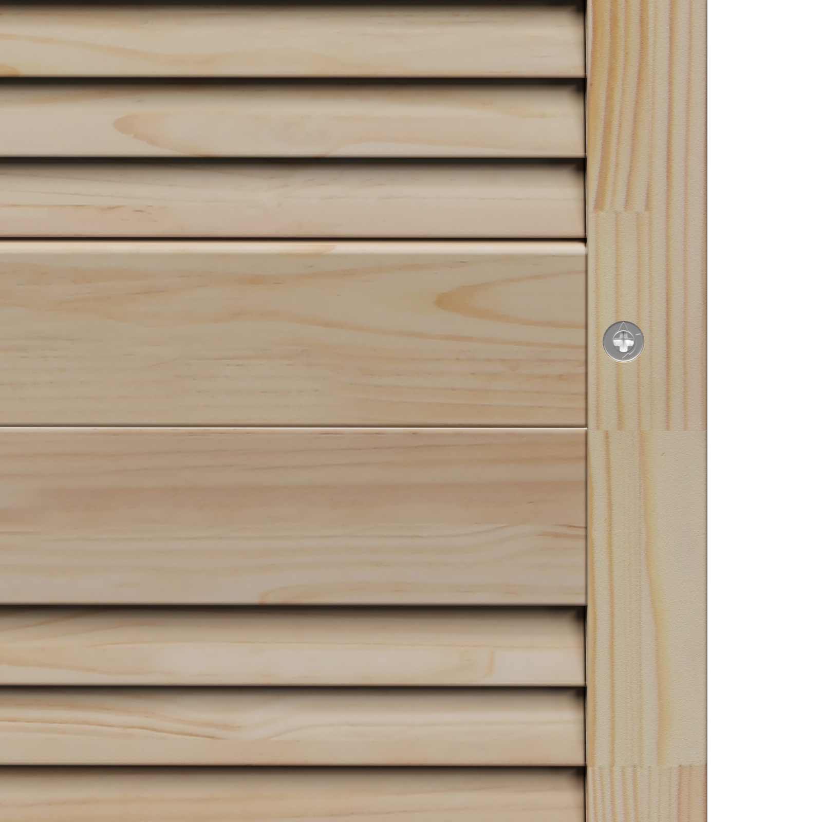 Porta per Armadio con porta 4 pcs Naturale 201 x 2,1 x 39,5 cm | homemem39