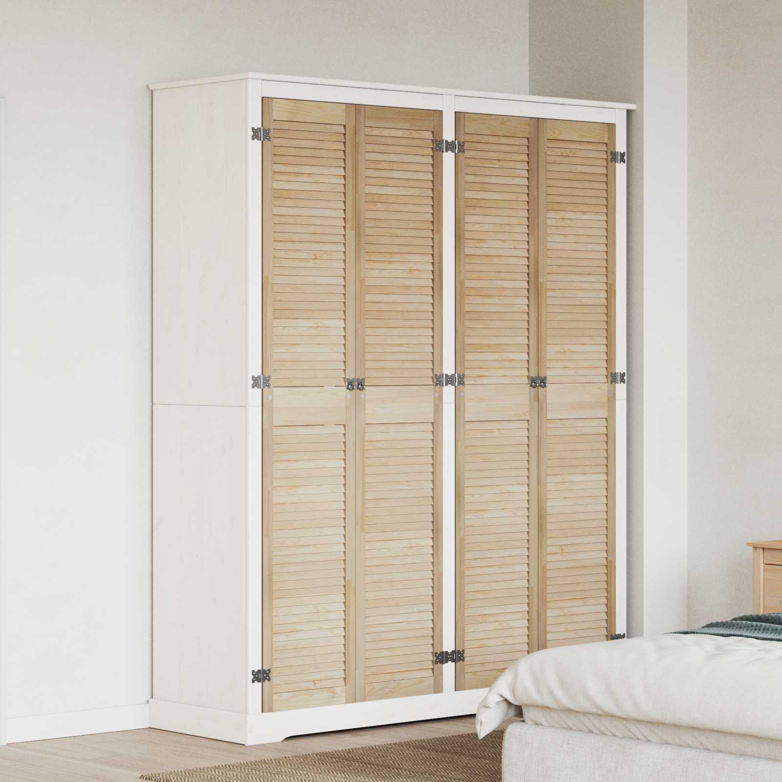 Porta per Armadio con porta 4 pcs Naturale 201 x 2,1 x 39,5 cm | homemem39