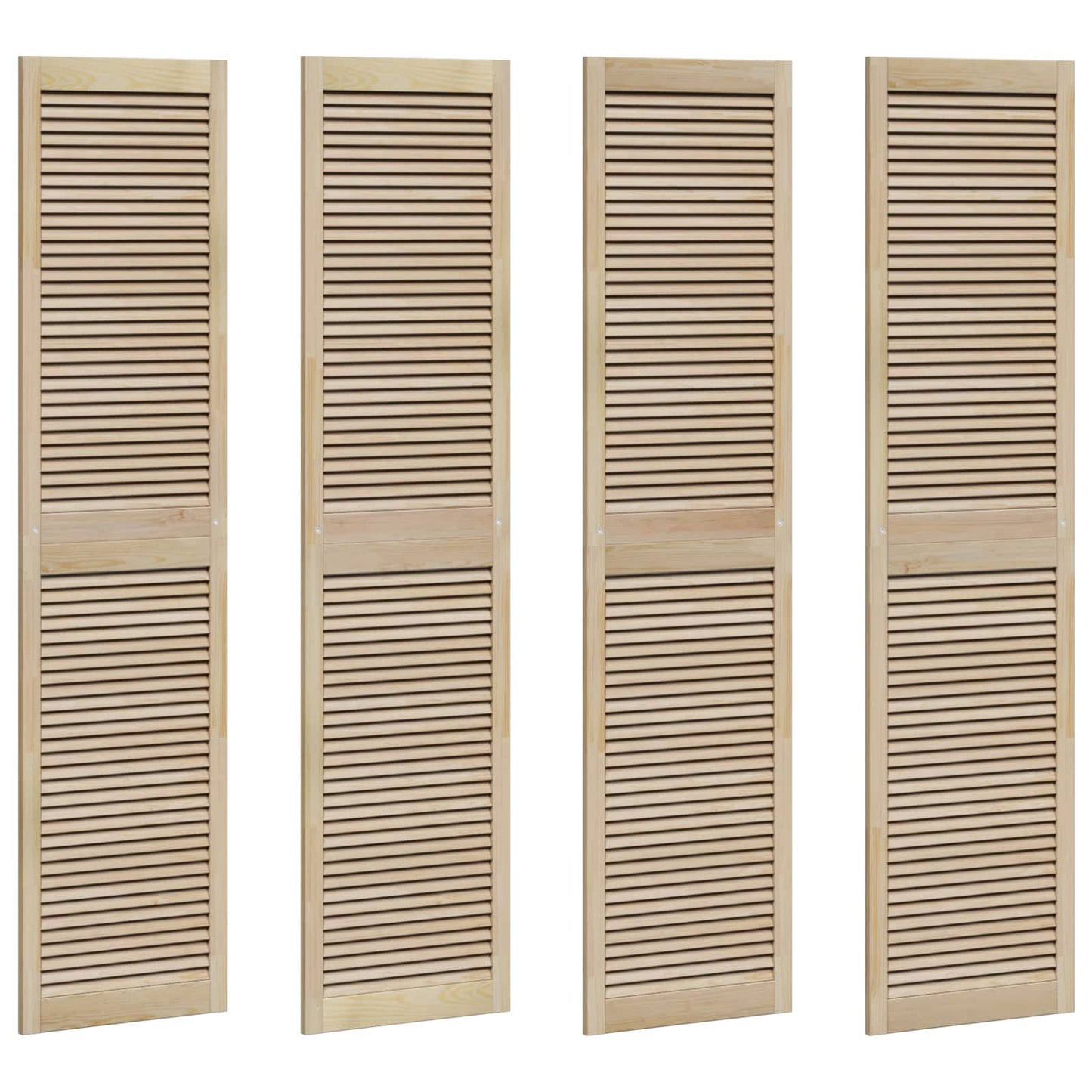 Porta per Armadio con porta 4 pcs Naturale 140.5 x 2 x 59.5 cm