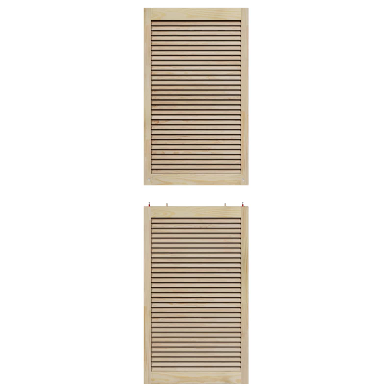Porta per Armadio con porta 4 pcs Naturale 201 x 2,1 x 59,5 cm | homemem39