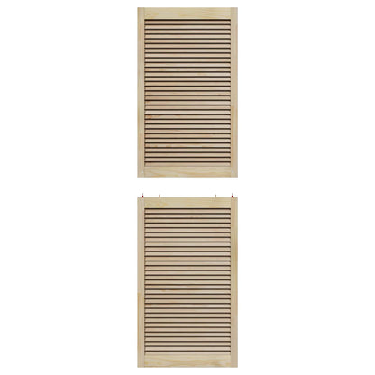 Porta per Armadio con porta 4 pcs Naturale 201 x 2,1 x 59,5 cm | homemem39