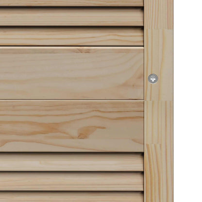Porta per Armadio con porta 4 pcs Naturale 201 x 2,1 x 59,5 cm | homemem39