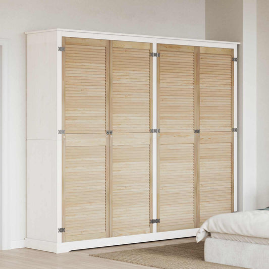 Porta per Armadio con porta 4 pcs Naturale 201 x 2,1 x 59,5 cm | homemem39