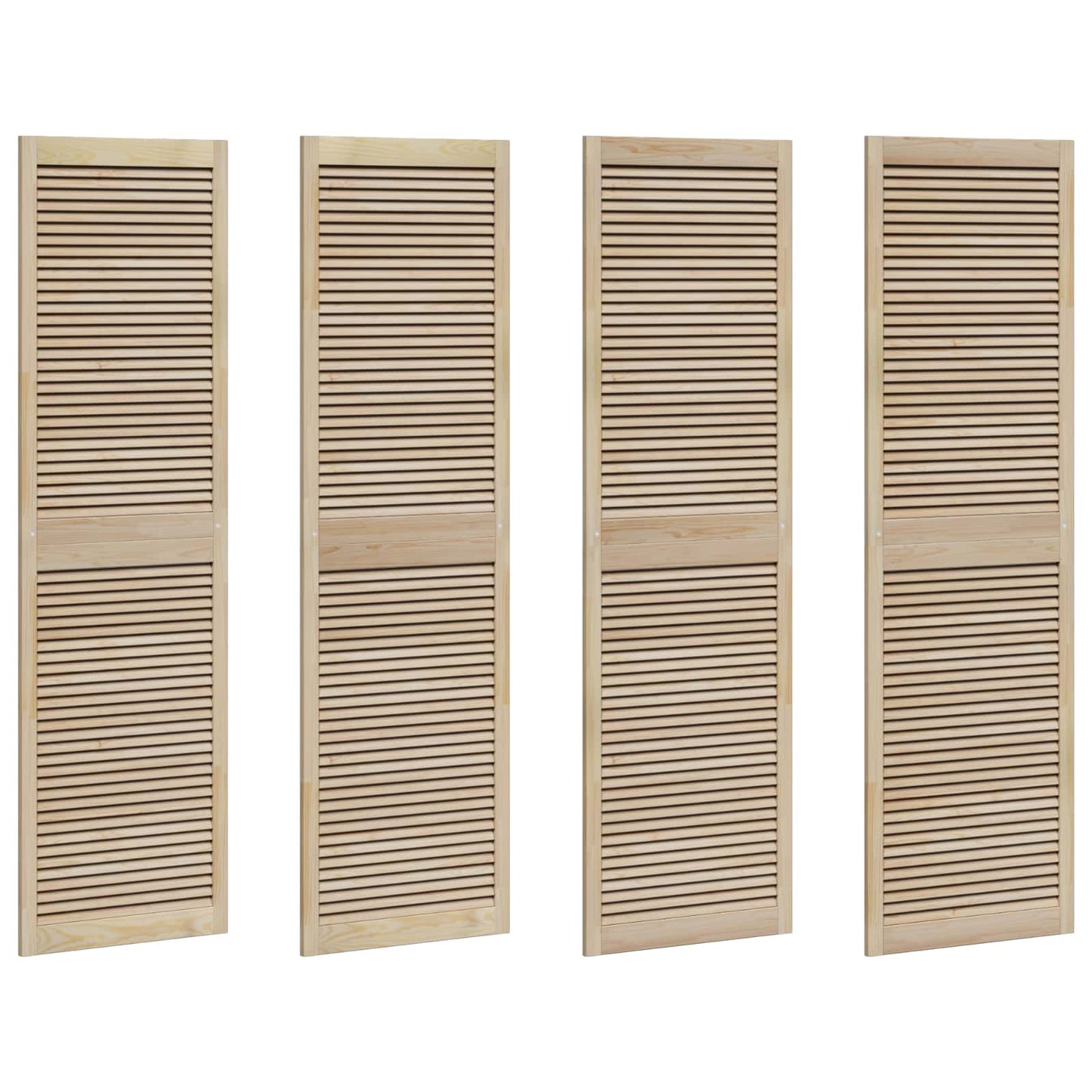 Porta per Armadio con porta 4 pcs Naturale 201 x 2,1 x 59,5 cm | homemem39