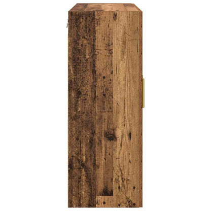 Armadi da Muro 2 pcs Legno vecchio 69.5 x 34 x 90 cm - homemem39