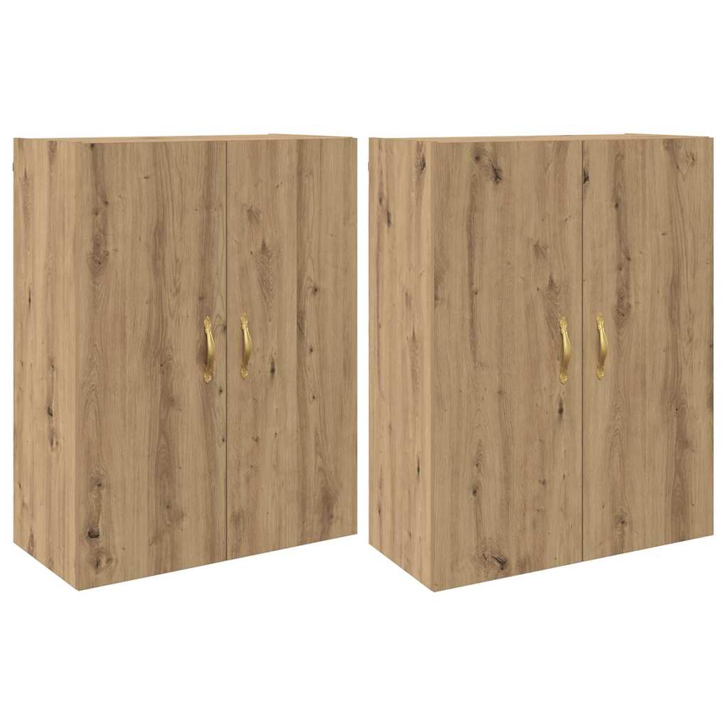 Armadi da Muro 2 pcs rovere artigianale 69.5 x 34 x 90 cm - homemem39