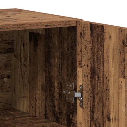 Credenza 2 pcs Legno vecchio Legno multistrato