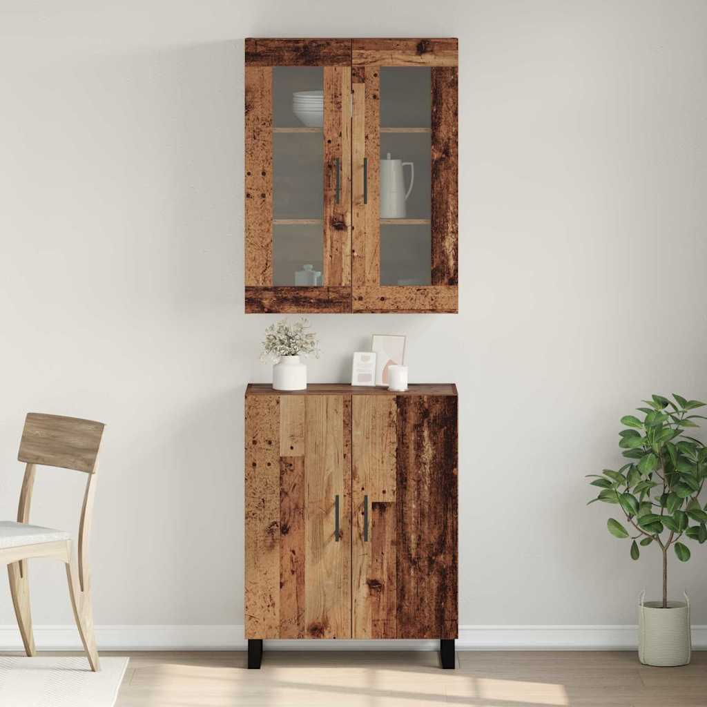 Credenza Legno vecchio 69,5 x 34 x 180 cm Legno multistrato - homemem39