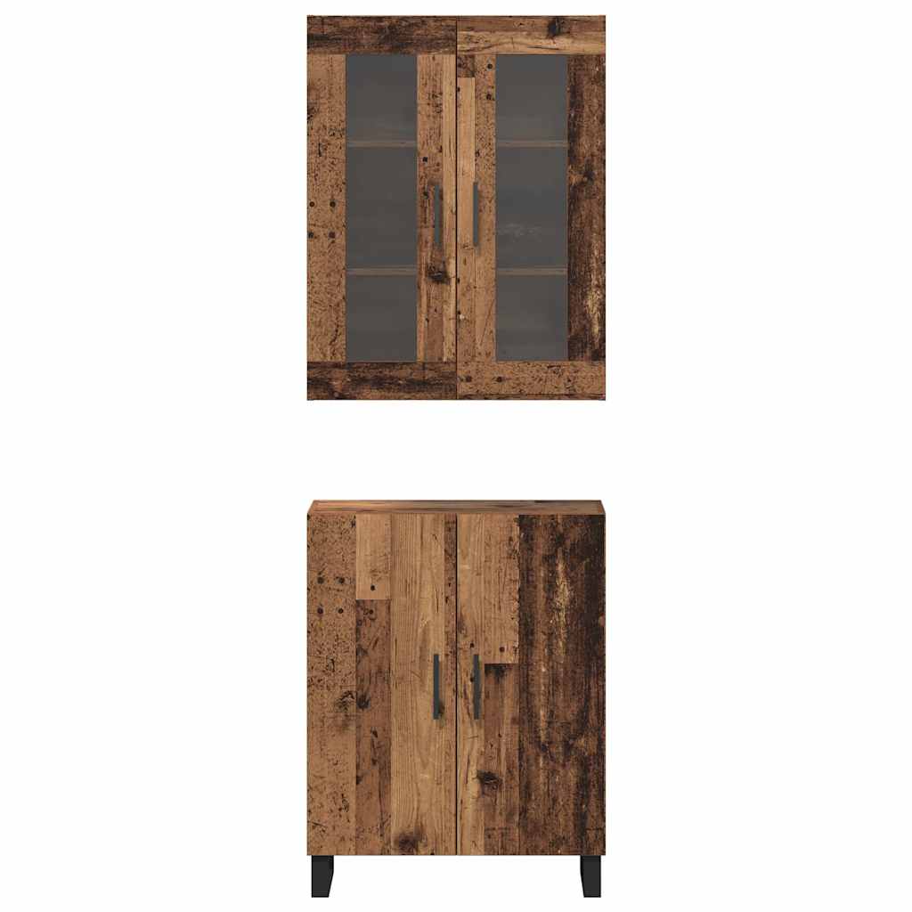 Credenza Legno vecchio 69,5 x 34 x 180 cm Legno multistrato - homemem39
